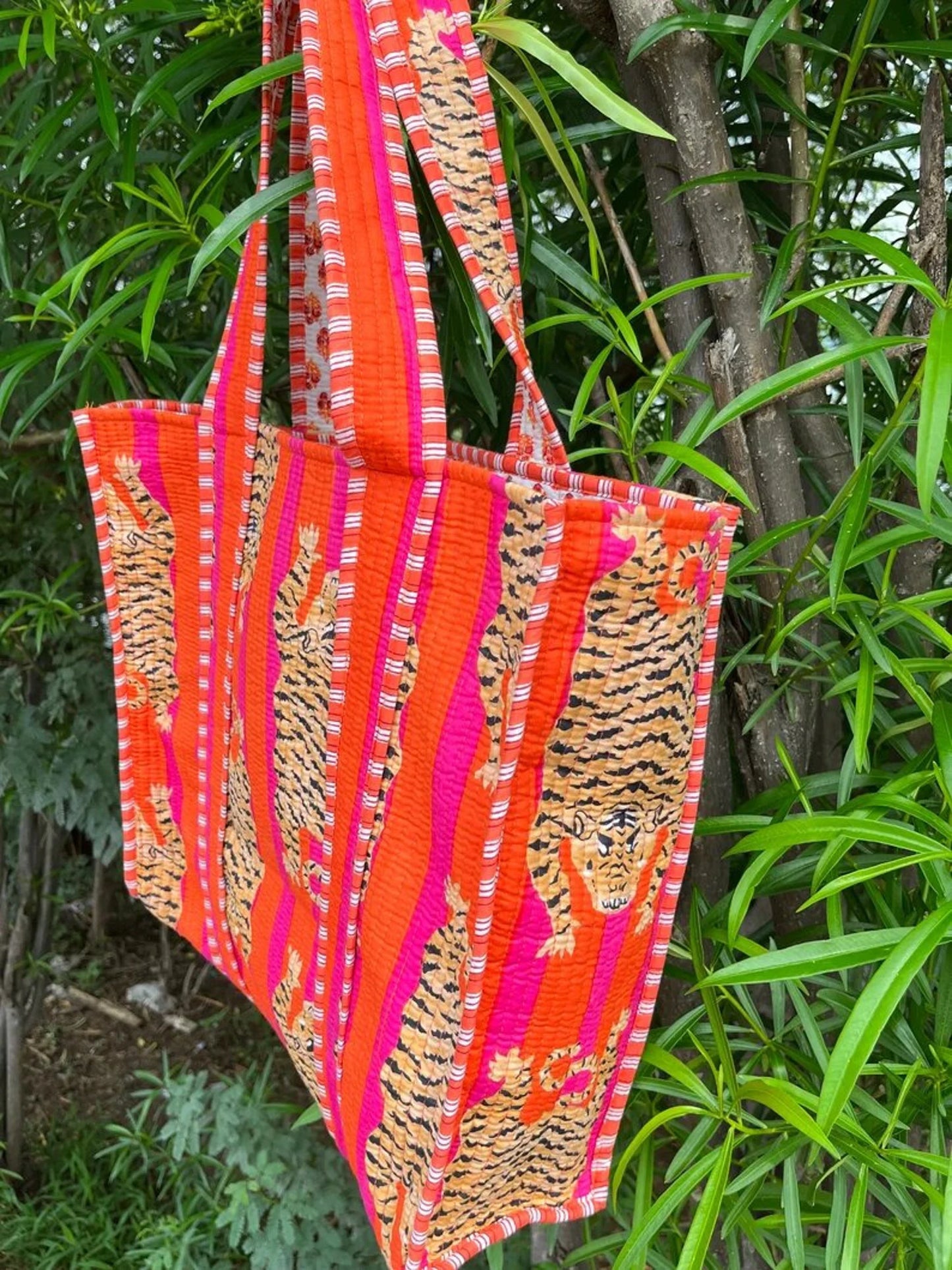 Quilted Shoulder Tote Bag