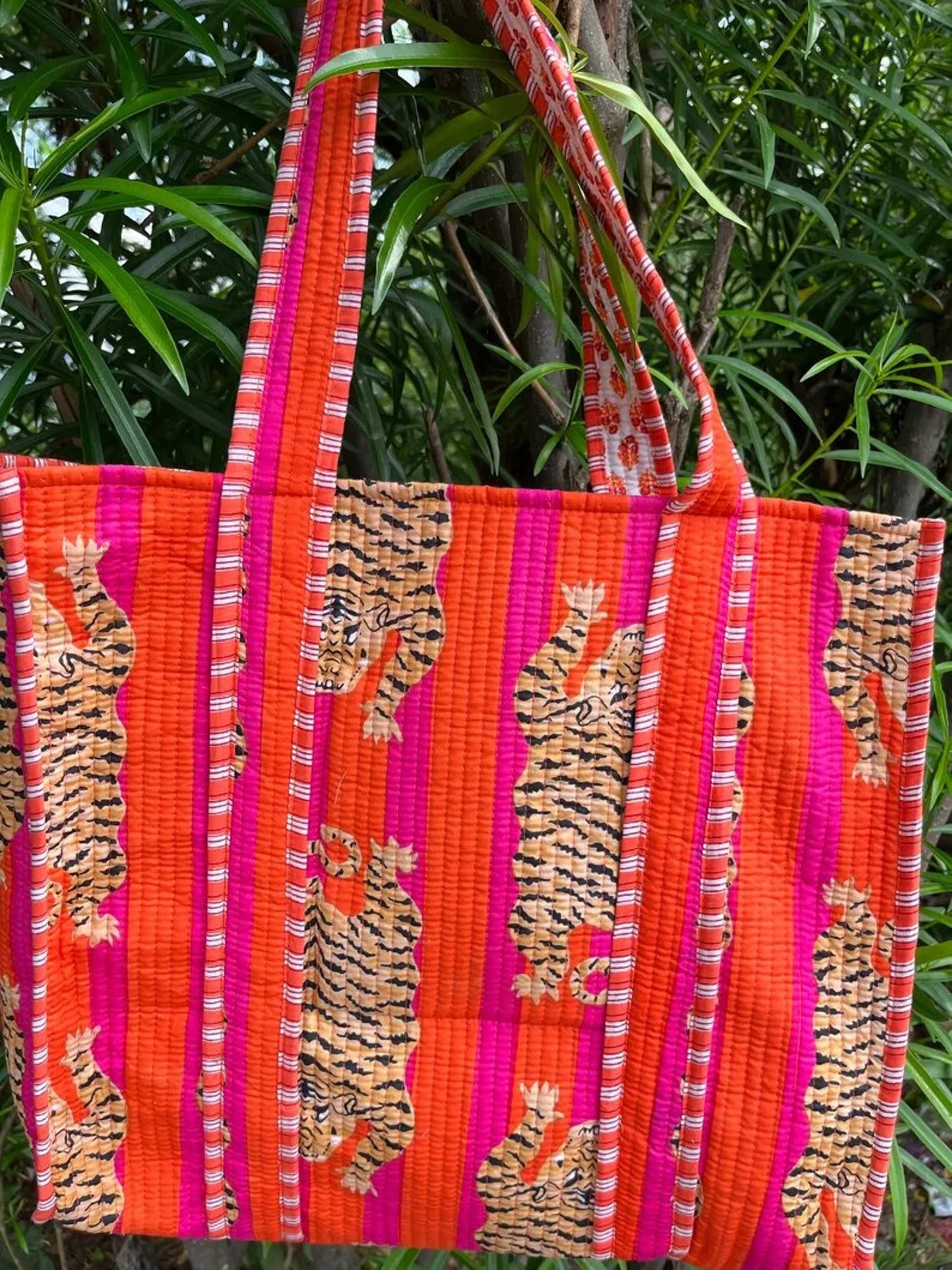 Quilted Shoulder Tote Bag